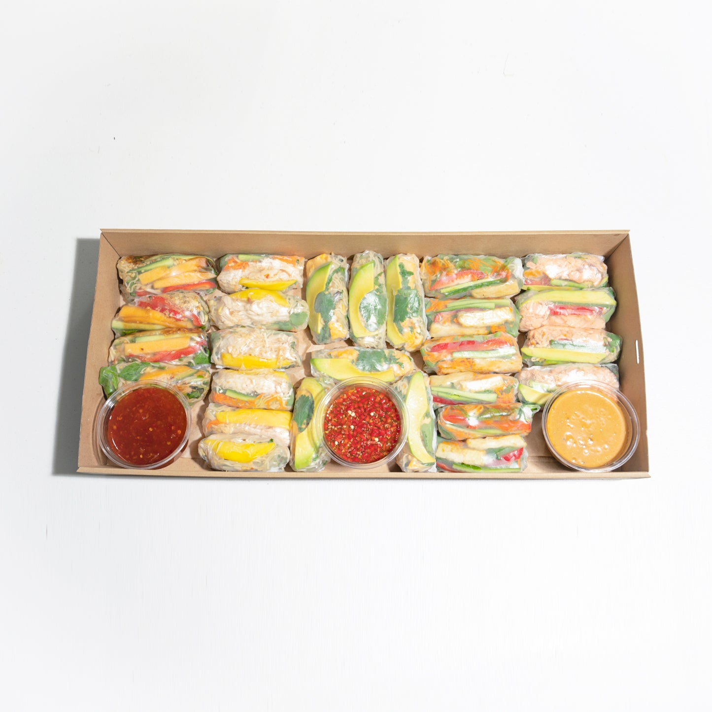 Large Rice Paper Rolls Platter