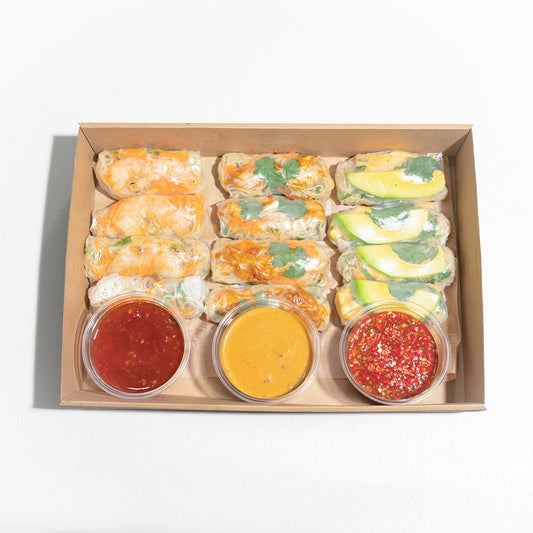 Combination Rice Paper Roll Platter