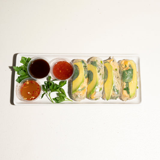 Mini Rice Paper Rolls for One